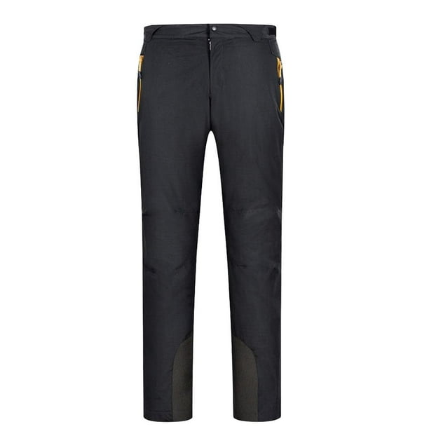 Pantalones De Nieve Con Aislamiento Para Hombres / Mujeres Pantalones De Senderismo Calientes A Prueba Impermeables Libre De E Negro s DYNWAVEMX Pantalones aislantes de nieve