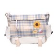thumbnail image 1 of Kawaii Cute Plaid Mochila Japonesa Mochila Pins Bolsas de Hombro (Amarillo) Likrtyny Para estrenar, 1 of 9