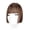 Light brown, variant on Clip-on Bangs Wig Piece Natural Tassel Bangs Princess Cosplay Hairstyle Women's Quick Hair Extensions