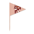 thumbnail image 1 of Cure-Dents Biscuit à Gâteau Chocolat Glace Triangle Toppers de Cupcake Drapeau, 1 of 3