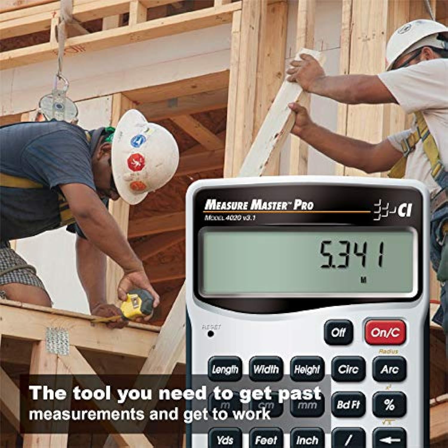 Calculated Industries-4020 Measure Master Pro Feet-Inch-Fraction and Metric Calculator