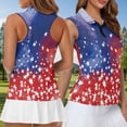thumbnail image 5 of Aplkyhs 250th Anniversary Matching Golf Shirts for Couple Quarter Zip Women's Matching Hawaiian Golf Shirt for Couple Moisture Wicking 4-Way Stretch Suitable for Golf Enthusiasts, 5 of 6