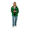 thumbnail image 5 of Demon Slayer Tanjiro Cosplay Checkered Robe Womens Back Logo Hit-Small-Medium, 5 of 5