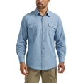 thumbnail image 1 of Camisa Wrangler Authentics de manga larga, clásica, tejida en cambray claro, 1 of 2