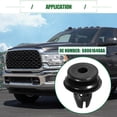 thumbnail image 3 of Clip de retención de lámpara trasera Unique Bargains, clip de lámpara trasera, para Dodge Ram 1500 2007-2010, plástico, No.68061648AA, negro 10pcs, 3 of 7