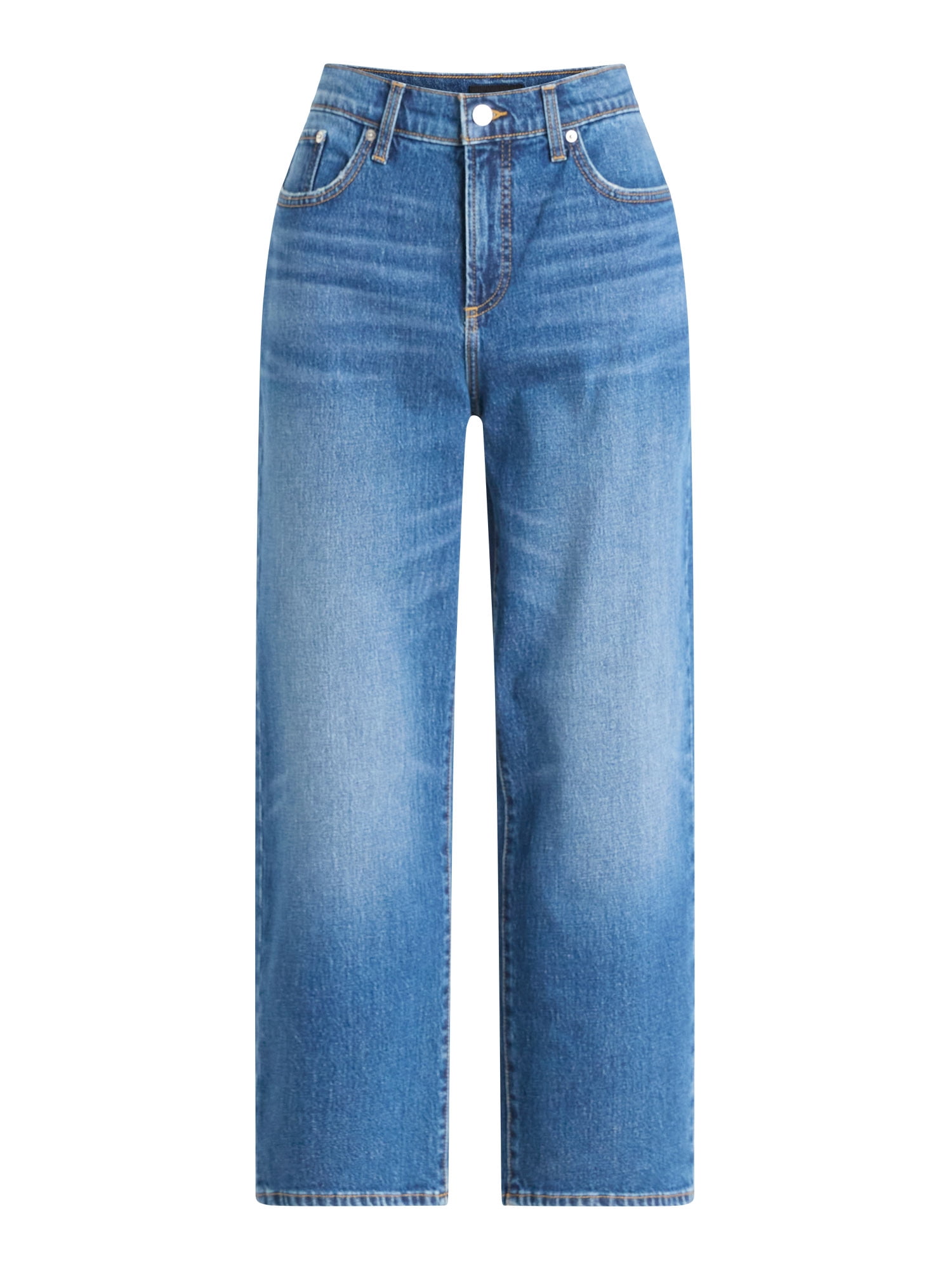 Free Assembly Women's Midrise Relaxed Ankle Jeans, 27.5" Inseam Sizes 0-18