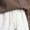 off-white, variant on Women's Two-Piece Spliced Pants Skirt Casual Elastic High Waist Pants Wide Leg Cropped Pants