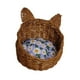 thumbnail image 4 of Accesorios para escenas de perreras a escala 1:12, regalos de cumpleaños, pasatiempos, decoración de casas de muñecas, gatos y perros. Flor picada oscura, 4 of 9