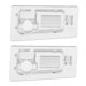 thumbnail image 1 of 2X Soporte de la Cámara de Visión Trasera del Coche Soporte de la Caja de la Cubierta de la Cámara de Marcha Atrás para Hyundai Solaris Sedan HC Rusia 2017 2018 2019, 1 of 5