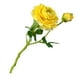 thumbnail image 5 of Inteprter Ramo de Camelia Artificial de 2 cabezas simulación hogar jardín decoración boda banquete fiesta DIY Decoración Accesorios Flores artificiales verde y amarillo oscuro Inteprter HA8264-05B, 5 of 6