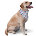thumbnail image 2 of Naloa Donut with the USA Fag Dog Bandanas 1PC Washable Triangle Dog Scarfs Premium Durable Fabric, for Small Medium Large Dogs and Cats, 2 of 6