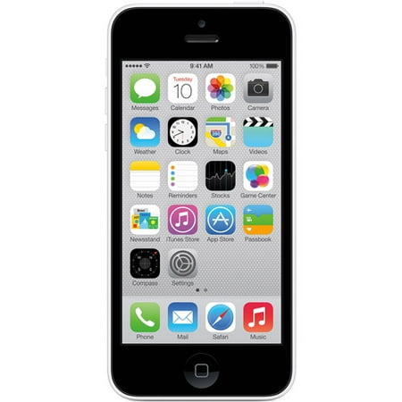 Straight Talk Apple iPhone 5C LTE 8GB White Smartphone