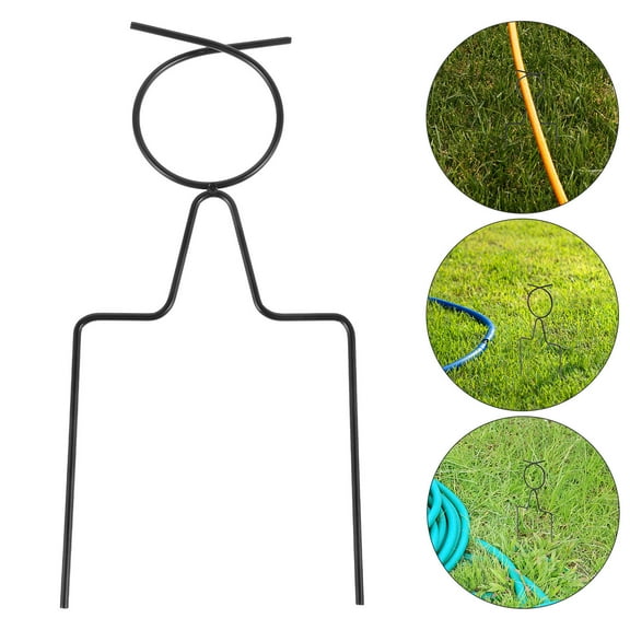 Clispeed Garden Hose Support Metal Stakes for Preventing Damage 5Pcs