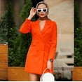 thumbnail image 2 of Blazer Largo Cruzado - Mujer Ropa Blazers, 2 of 5