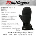 thumbnail image 5 of HOTFINGERS Men's Stellar Snow Sports Mittens, Color: Black, Size: XL, 5 of 6