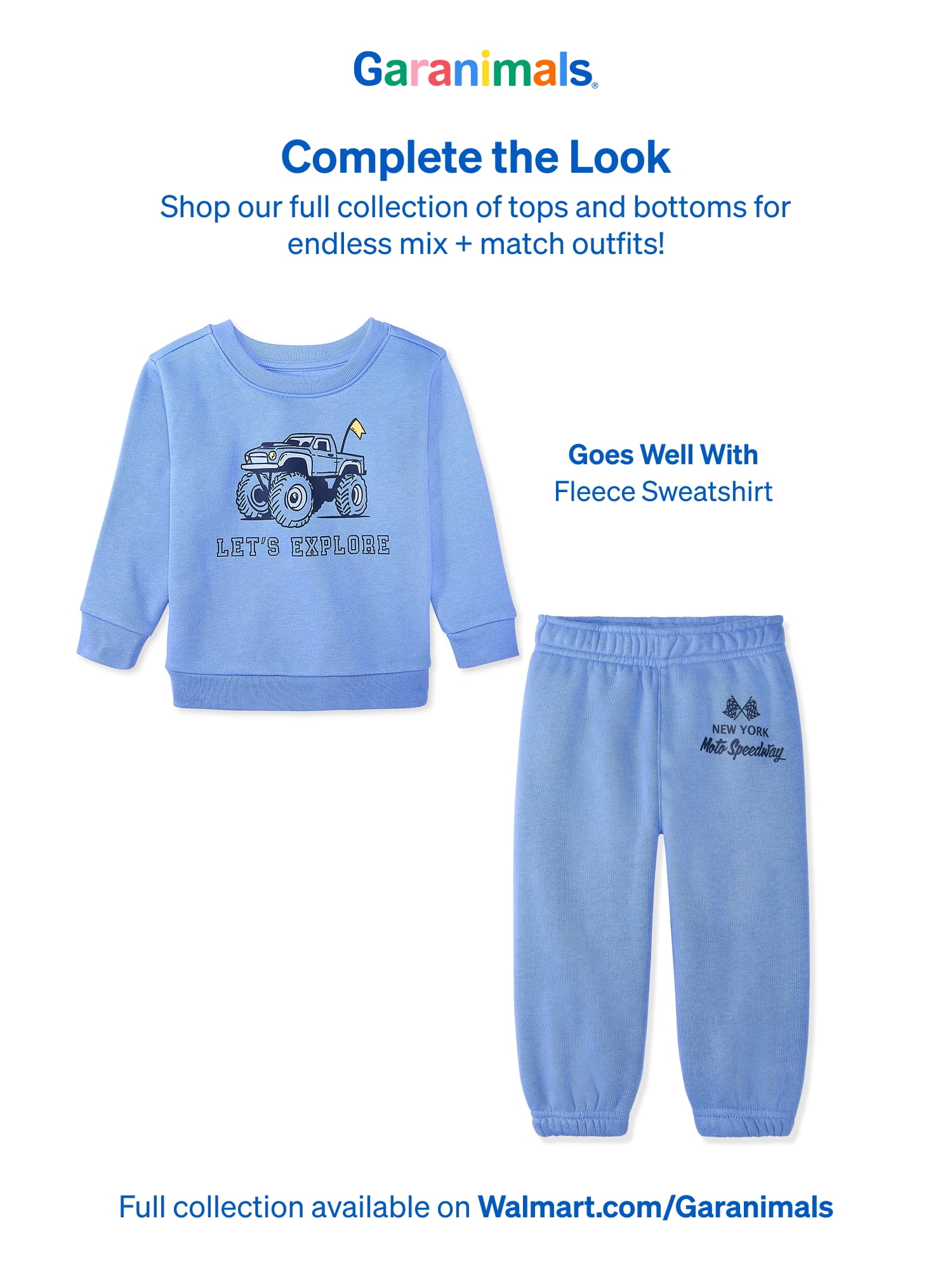 Garanimals Baby & Toddler Boys Fleece Sweatpants, Sizes 0-6T