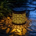 thumbnail image 3 of ICQOVD Solar Metal Wall Light,Waterproof Hollow Projection LED Garden Lamp for Fence,Patio,Yard,Porch and Outdoor Landscape Decorations, 3 of 7