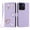 Purple, variant on ELEHOLD Shock-Absorbent 3D Diamond Decoration PU Leather Wallet Cell Phone Case with Wrist Strap for Motorola Moto G Play (2026), Purple