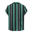 thumbnail image 2 of adviicd Hawaiian Bowling Shirts for Men Short Sleeve Summer Beach Shirt Casual Button Down Shirts Workout Shirts for Men, 2 of 4