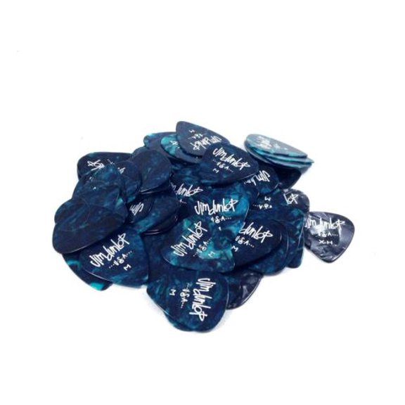 Dunlop Guitar Picks 72 Pack  Celluloid  Turquoise Pearl Medium