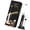 Black, variant on Electric Milk Frother Whisk with Metal Heads 3 Adjustable Speeds 1200mAh Suitable for Coffee Cream and Baking Recipes