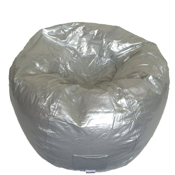 Boscoman Adult Round Vinyl Beanbag Chair