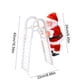 thumbnail image 3 of Escalera de Santa Claus, decoraciones navideñas, escaleras de Navidad, Santa Claus, linda decoración de chimenea para ambiente festivo, decoraciones de Halloween, decoración de otoño, decoración del h, 3 of 6