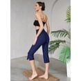 thumbnail image 3 of Attraco Womens High Waist Swim Pants with Pockets Swim Leggings Water Pants Swim Tights Swimming Capris, 3 of 8