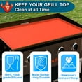 thumbnail image 3 of 22" Silicone Mat for Blackstone Griddle Top, 100% Silicone Protective Mat Cover for Blackstone, Heavy Duty/Non Stick/Reusable Food-grade Silicone Grill Mat Protect Your Griddle from Dirt & Rust, 3 of 7