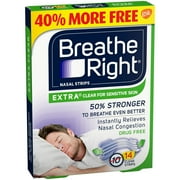 Breathe Right® Extra Clear Nasal Strips 14 ct Box