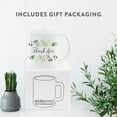 thumbnail image 4 of CTDream Thank You Gratitude 11oz. Coffee Mug Gift, Thank You, Greenery Leaves, 1-Pack, Novelty Cup Gifts Ideas for Him Her Teacher Graduation Neighbor, 4 of 7