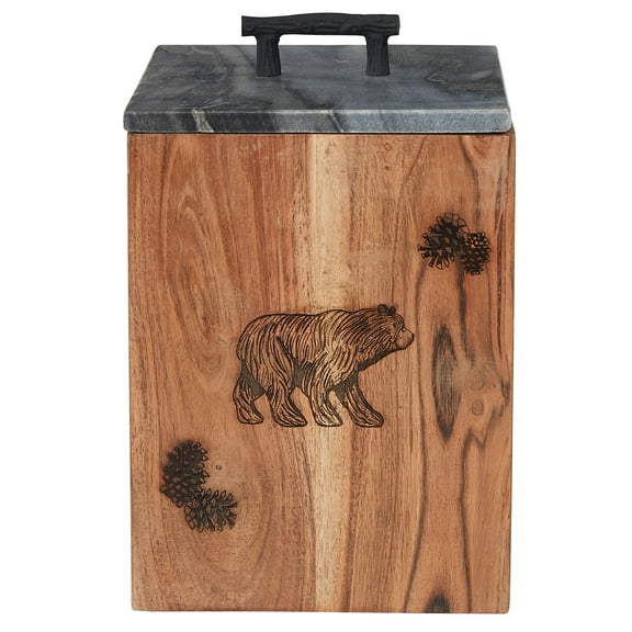 Park Designs Rustic Wood Canister - Large