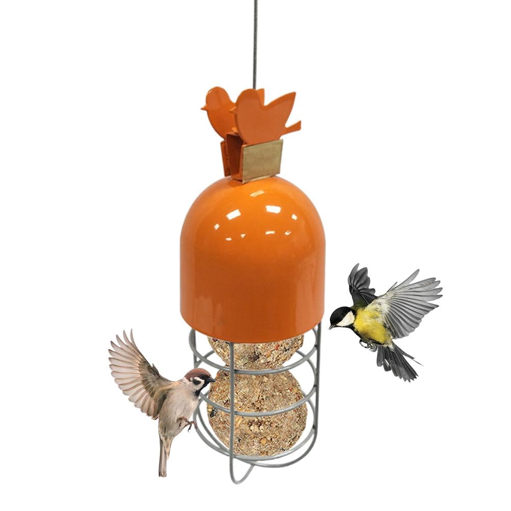 Outdoor Bird Feeder Metal Hanging Bird Feeder Bird Food Dispenser