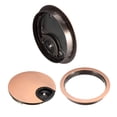 thumbnail image 3 of Uxcell 3-1/8" Cubierta de agujero para cables Grommet de escritorio para organizador de cables de aleación de zinc bronce rojo 1 pieza, 3 of 3