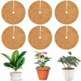 thumbnail image 1 of Coconut Plant Mats,Coconut Mulch Discs,Plant Mulch Protection Mat, Coconut Coir Disc,Protection for Potted Plants Plant Protection Mat,10pcs,20*20cm, 1 of 5