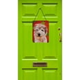 thumbnail image 2 of Norfolk Terrier Red Snowflakes Holiday Wall or Door Hanging Prints, 2 of 2