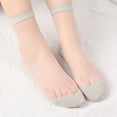 thumbnail image 2 of iHPH7 Sheer Socks Ankle Socks for Women Mesh Socks Sheer Ankle Socks Women Silk Socks Sheer Socks Women Ankle Comfortable Socks for Women Green One Size, 2 of 3