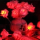thumbnail image 2 of Seda Rose Strings Lights Decoración De De rojo, 2 of 6