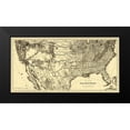 thumbnail image 2 of Colton 24x14 Black Modern Framed Museum Art Print Titled - Texas and Pacific Railway - Colton 1876, 2 of 5