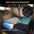 thumbnail image 4 of HLONK Trunk Cargo Net  Stretchable Double-Layer  Black  Automotive Cargo Net, 4 of 7
