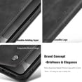 thumbnail image 5 of CASE ME For iPhone 14 Pro Max 14 13 12 11 Pro Max/SE 2022/SE 2020/ 7 8/Xs Max/XR/X/Xs Case Flip Leather Wallet Shockproof Phone Cover, 5 of 20