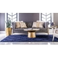 thumbnail image 4 of Unique Loom Trellis Shag Collection Area Rug - Traditional (5' x 8' Rectangle Navy Blue), 4 of 10