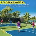 thumbnail image 3 of Raqueta de fibra de carbono con forma de panal para deportes al aire libre, pala de Pickleball, 3 of 6