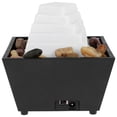 thumbnail image 4 of Pcapzz LED Lights Plastic and Pebbles Tabletop Fountain, Black and Yellow, 4 of 9