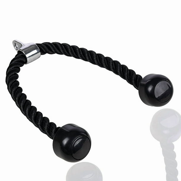 Cuerda de Bíceps para Entrenamiento de Dominadas, Cuerda de Tensión para Tríceps, Accesorios para Equipos de Fitness para Gimnasio, Cuerda de Doble Extremo de 90 cm