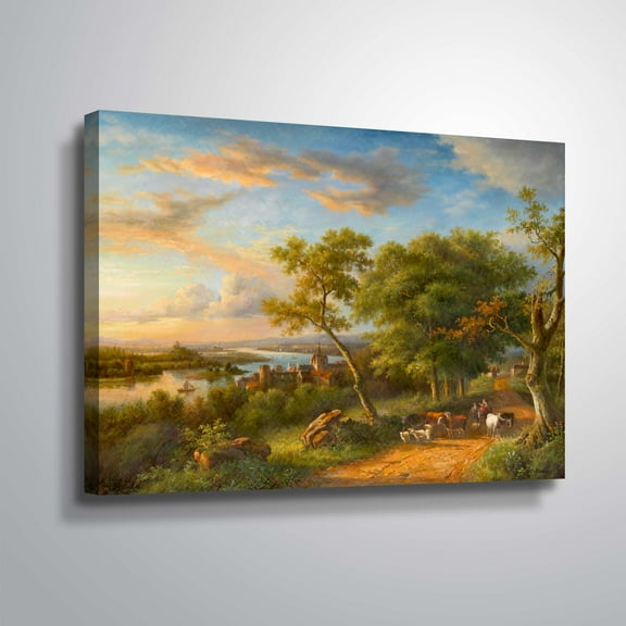 ArtWallHeading Home, Gallery Wrapped Canvas by David Rollins