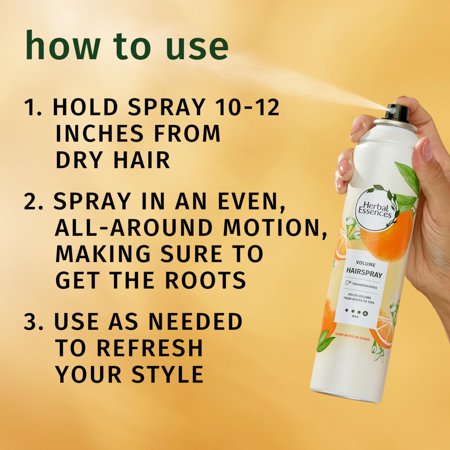 Herbal Essences Volume Hairspray Maximum Hold Hair Spray Twin Pack, 24 Hour Hold, 8 oz, Unisex, for All Hair Types