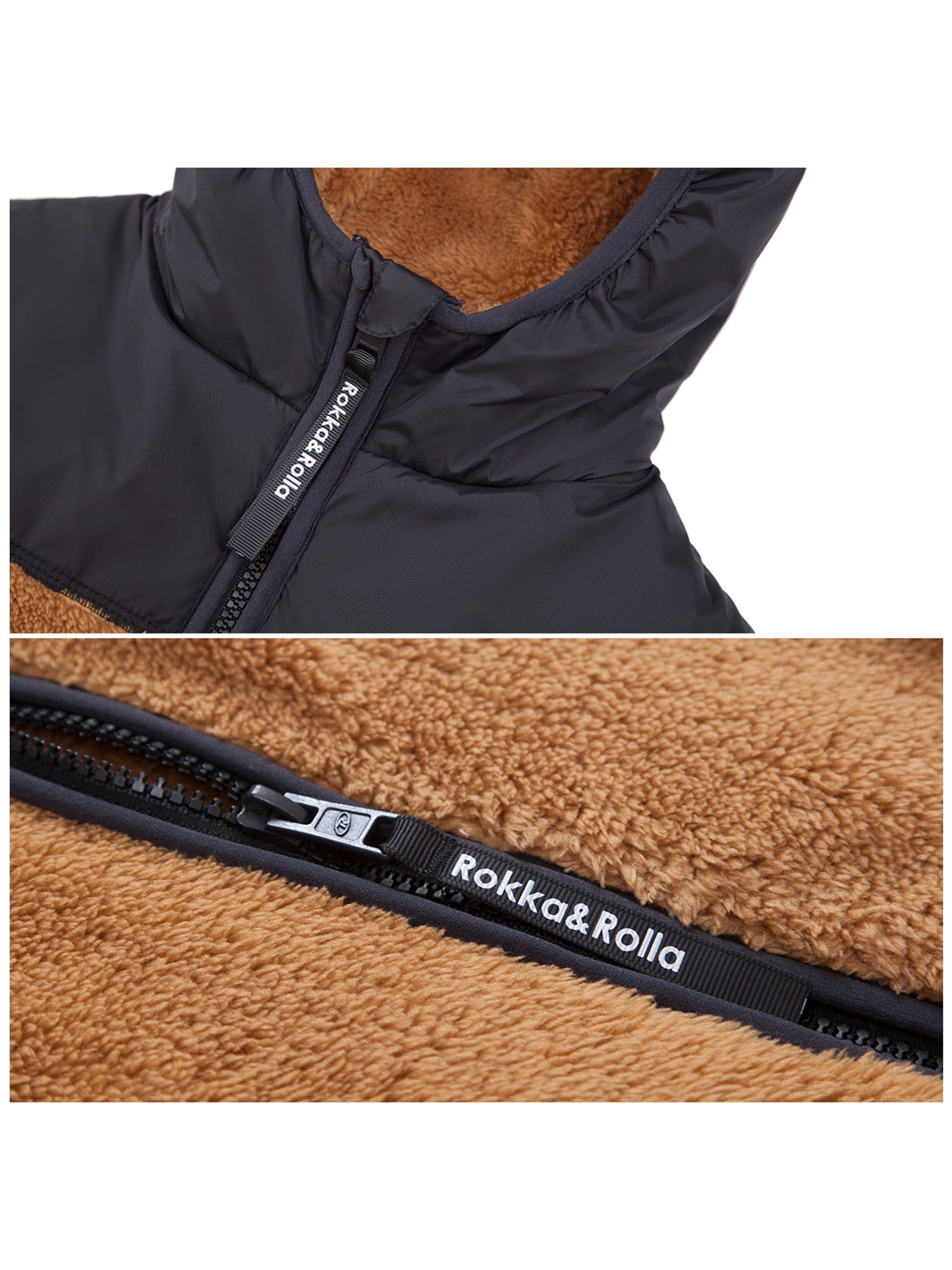 Rokka&Rolla Boy's Fleece Hooded Jacket, Sizes 4-18