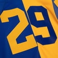 thumbnail image 4 of Men's Mitchell & Ness Eric Dickerson Royal/Gold Los Angeles Rams 1984 Split Legacy Replica Jersey, 4 of 4