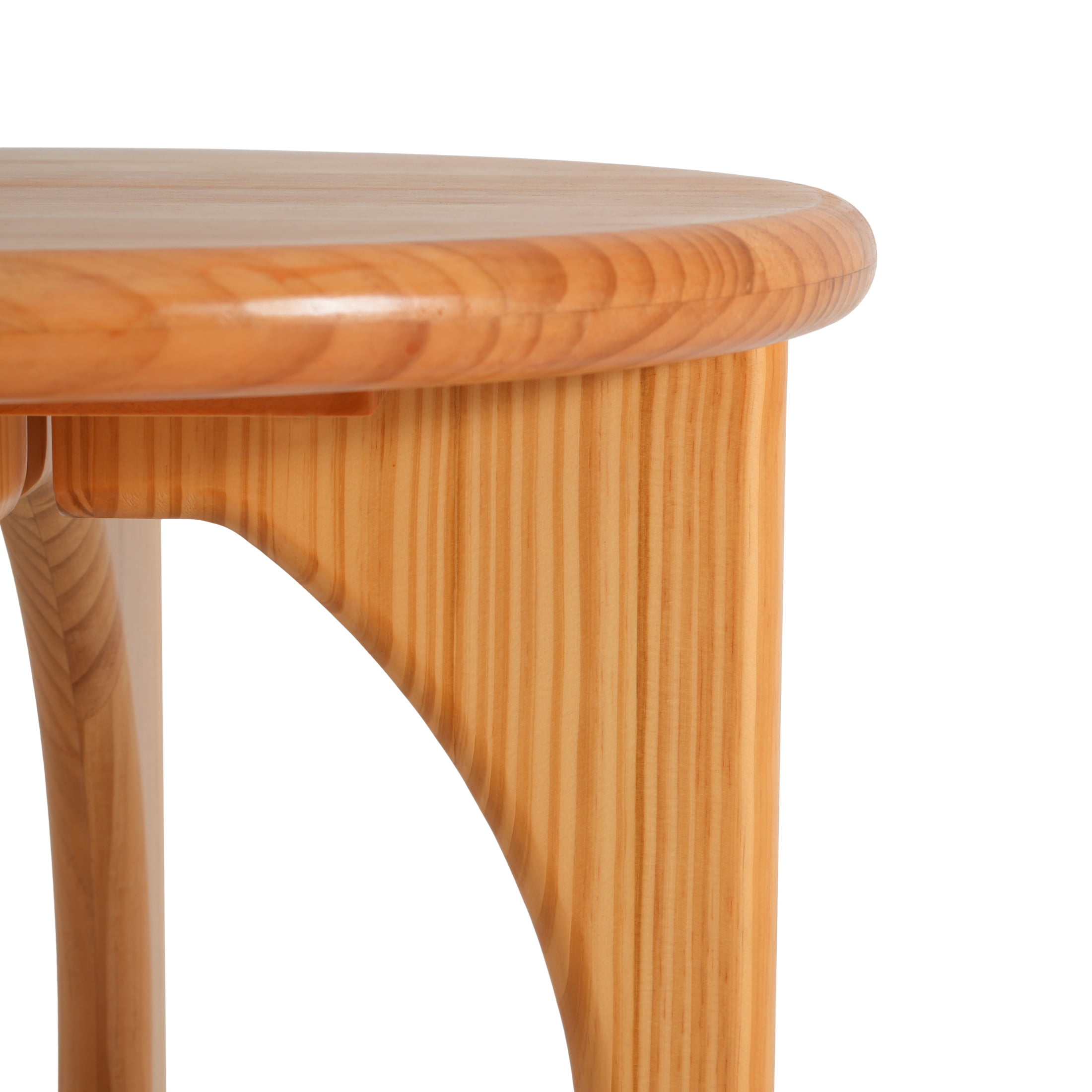 Christopher Knight Home Round End Table, Solid Wood Geometric Cross-Leg Accent Side Table, Natural